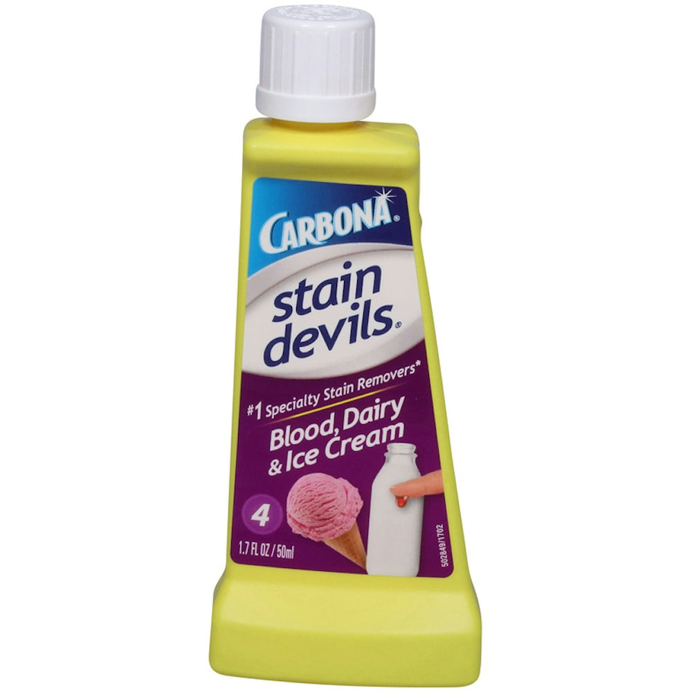 Carbona Stain Devils Blood, Dairy &amp; Ice Cream Spot Remover 1.7 Fl. Oz. Squeeze Bottle by Pasteur Pharmacy