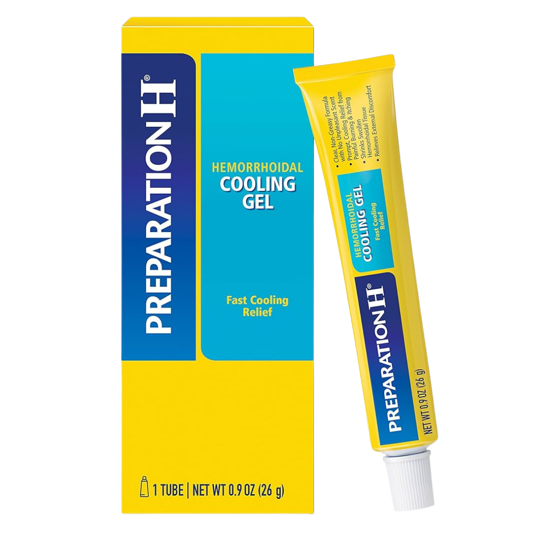 Preparation H Hemorrhoidal Cooling Gel Fast Relief (0.9oz)  DestGlow