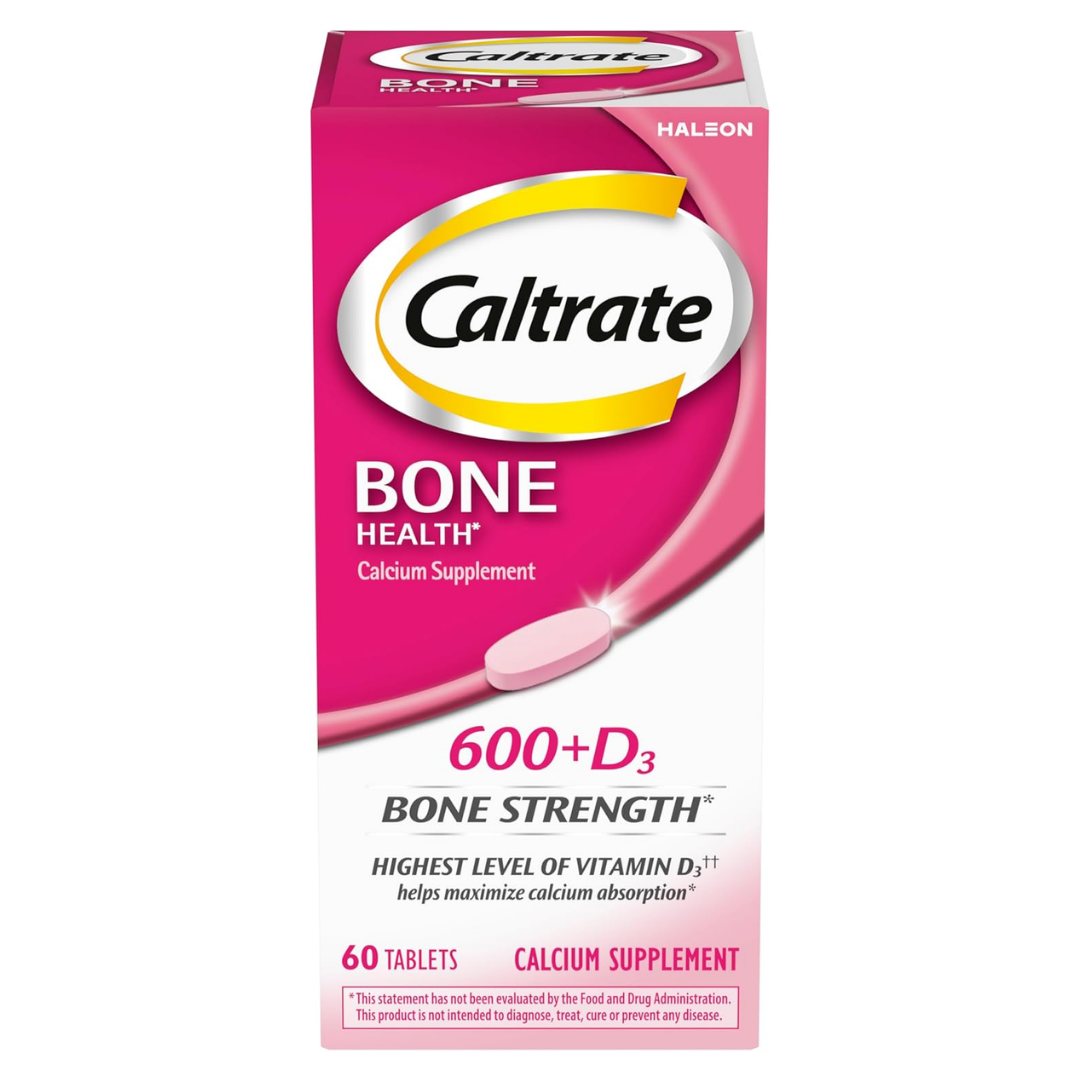 Caltrate 600+D3 Calcium &amp; Vitamin D3 Supplement Tablets (60ct) by Farmacias Savia