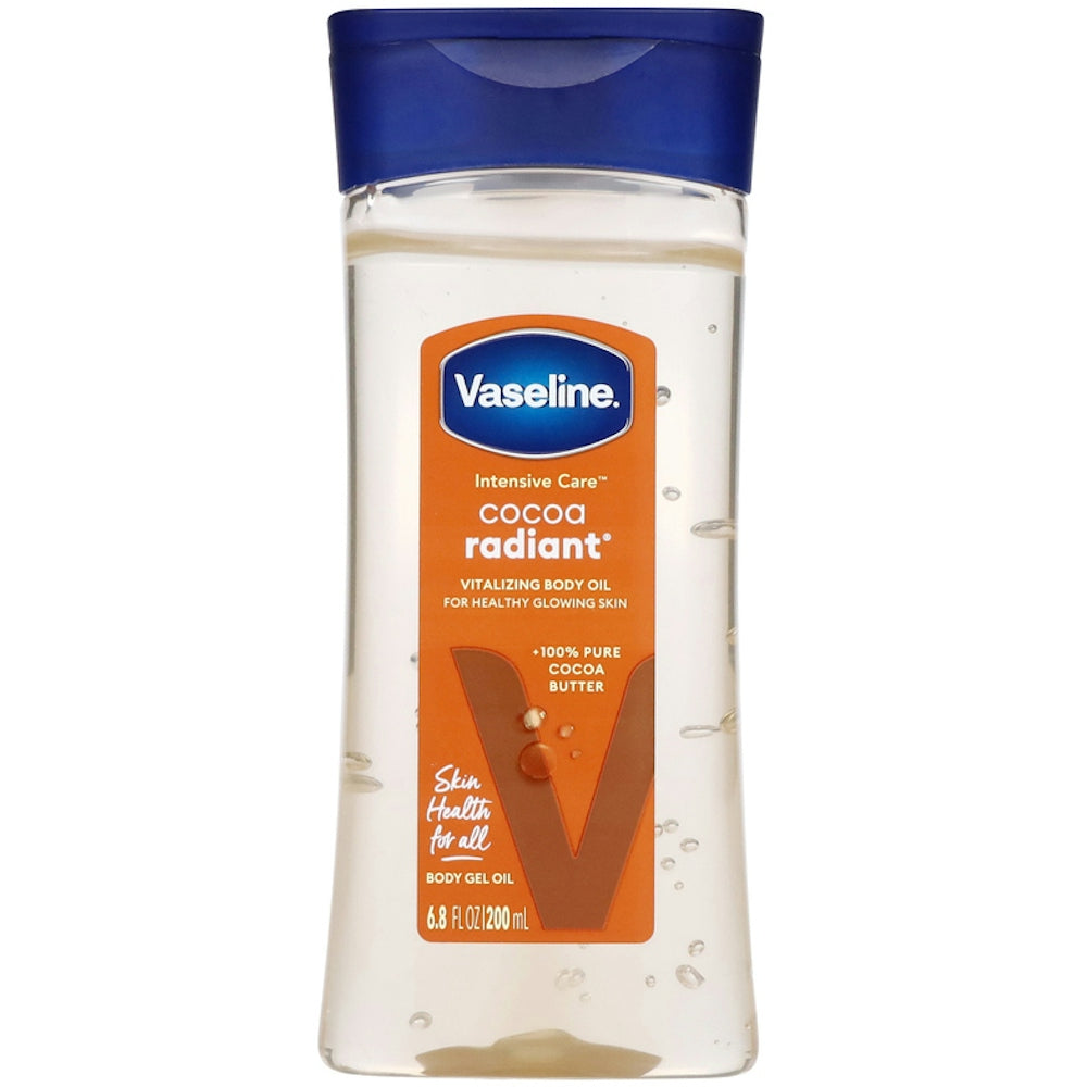 Vaseline Intensive Care Cocoa Radiant Body Gel Oil Scented - 6.8 Fl Oz by Pasteur Pharmacy