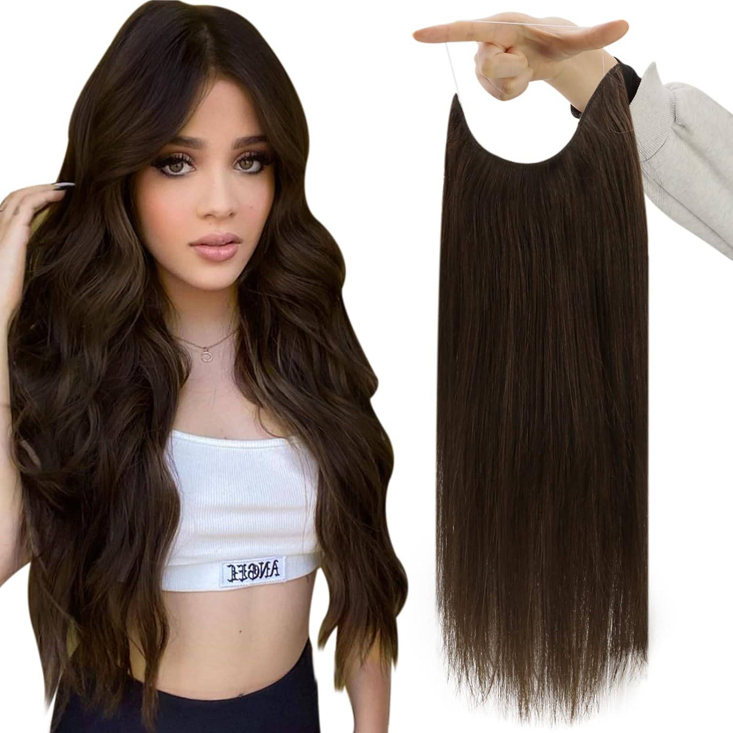 VIP BandX Halo / Silky Straight 24" with Clip
