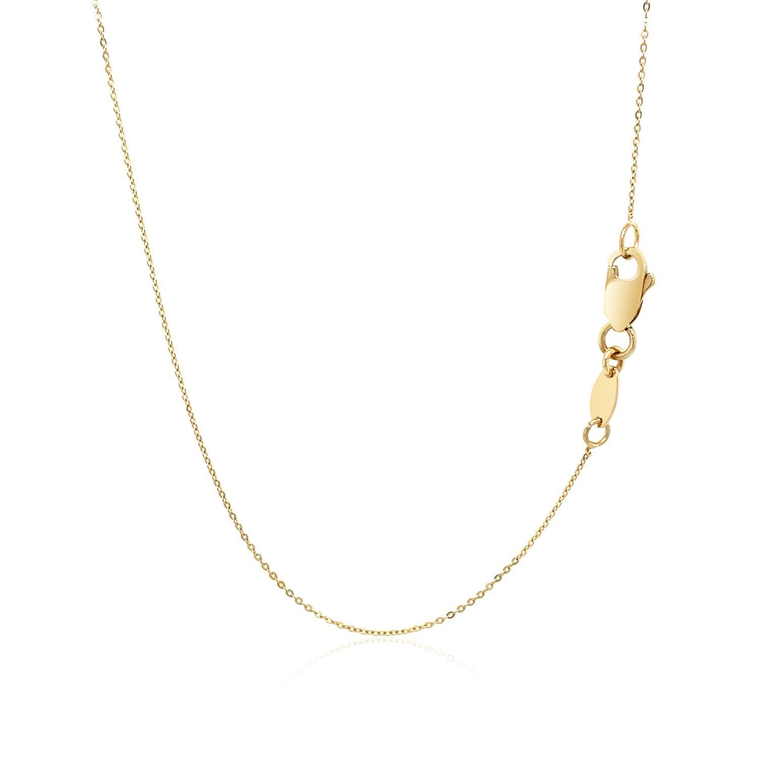 14k Yellow Gold Thin Textured Bar Necklace by Bids.com
