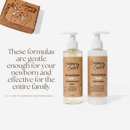 Nourishing Baby Shampoo and Conditioner Set by Cristina&