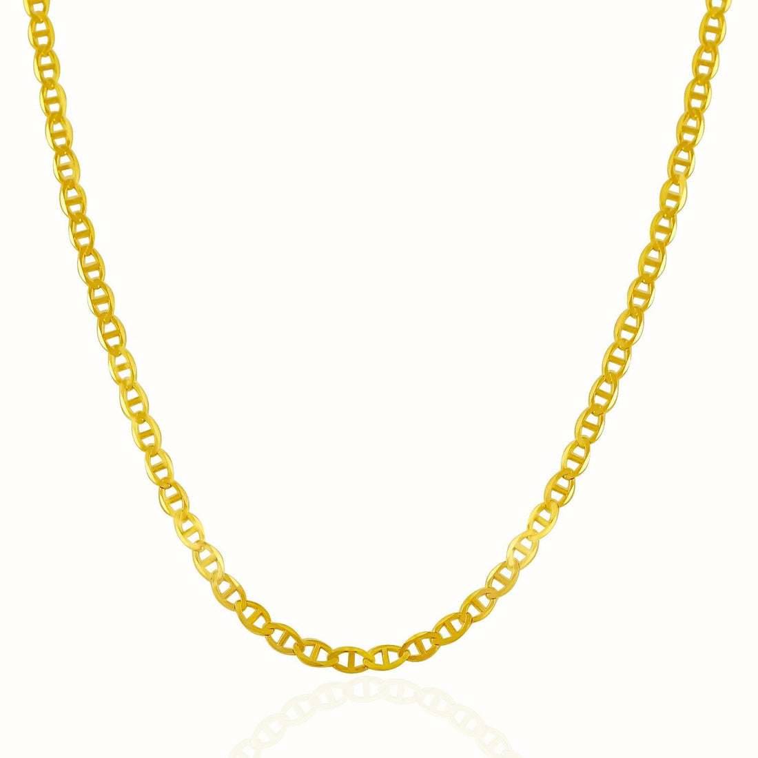 3.2mm 14k Yellow Gold Mariner Link Chain by Bids.com