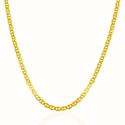 3.2mm 14k Yellow Gold Mariner Link Chain by Bids.com