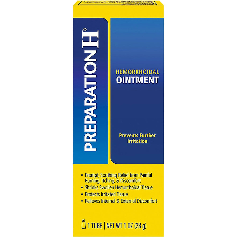 Preparation H Hemorrhoid Relief Ointment Tube, 1 Oz 