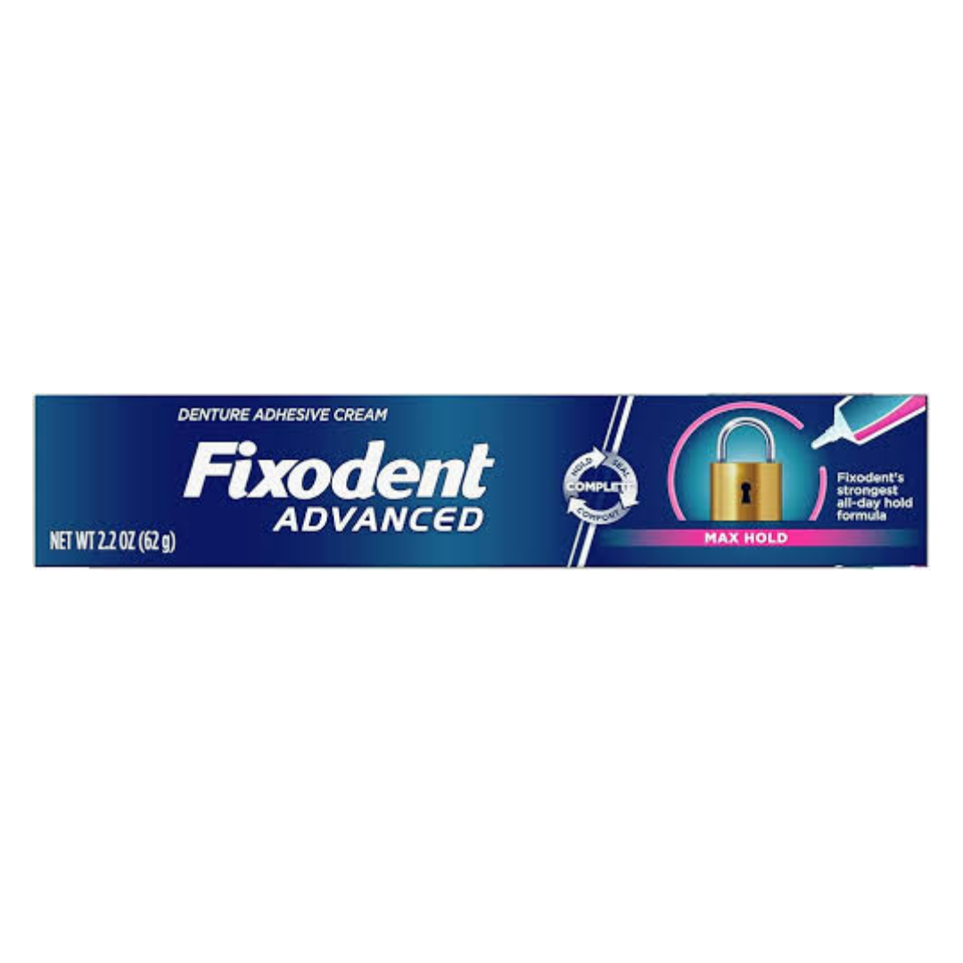 Fixodent Advanced Max Hold Denture Adhesive (2.2oz) by Farmacias Savia