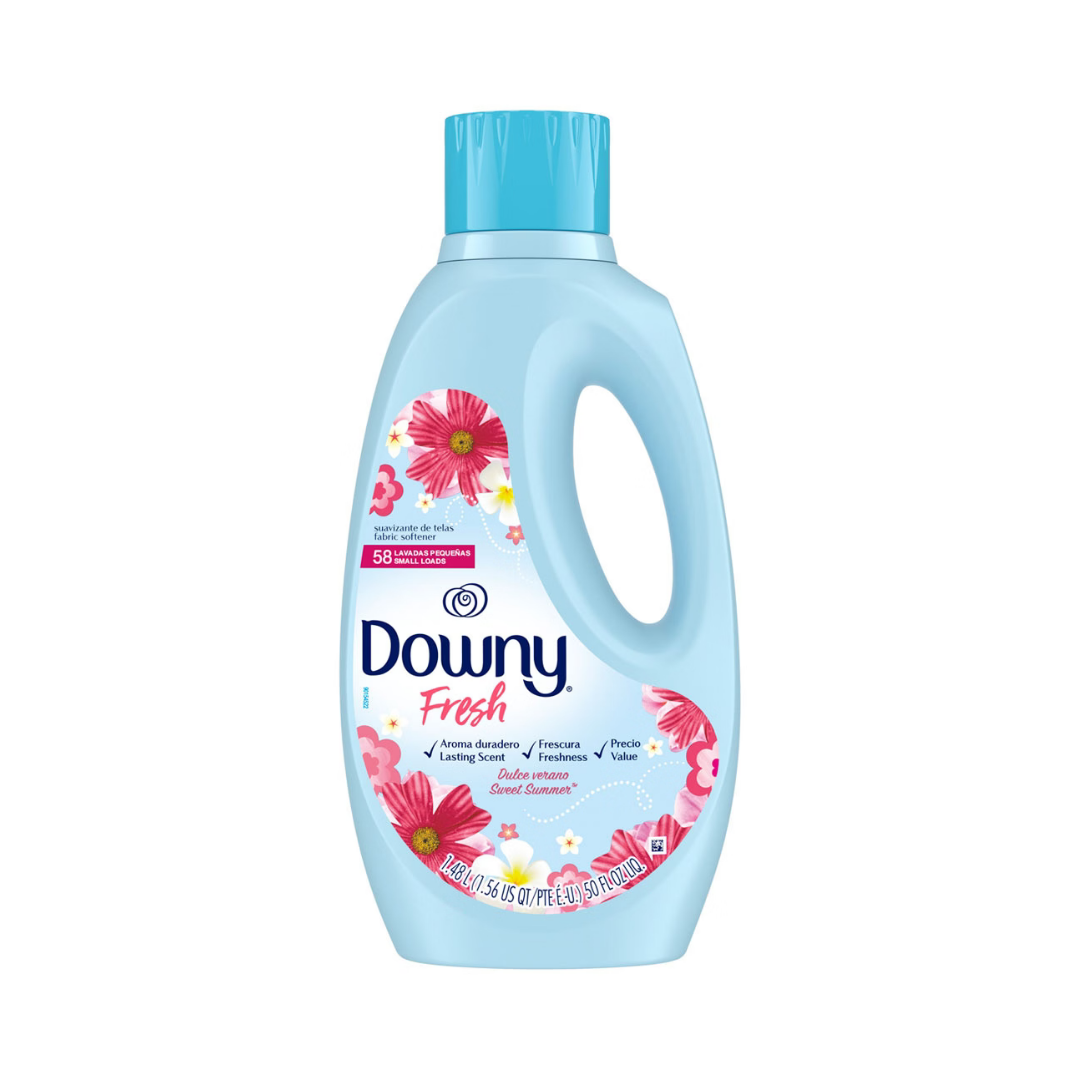 Downy Liquid Fabric Softener Sweet Summer Scent (50 fl oz / 58 Loads) by Farmacias Savia
