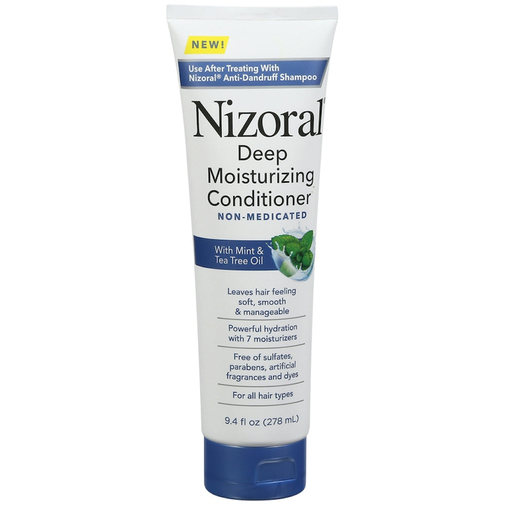 Nizoral Deep Moisturizing Conditioner With Mint &amp; Tea Tree Oil For All Hair Types - Free Of Sulfates, Parabens, Artificial Fragrances And Dyes, 9.4 Oz by Pasteur Pharmacy