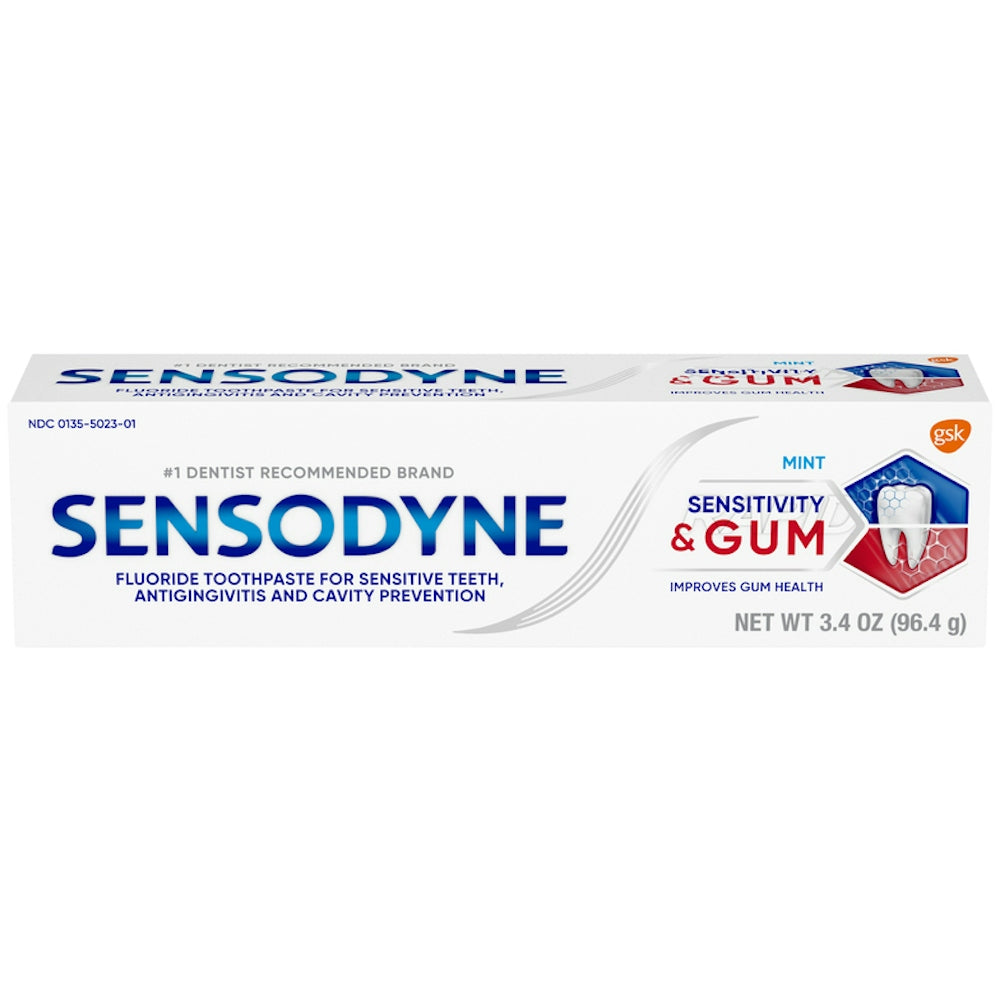 Sensodyne Sensitivity &amp; Gum Mint Toothpaste 3.4 Oz by Pasteur Pharmacy