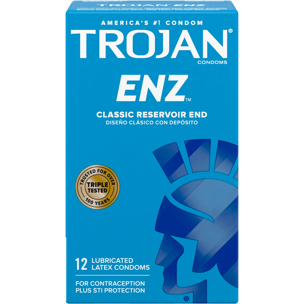 Trojan Enz Lubricated Premium Latex Condoms by Pasteur Pharmacy