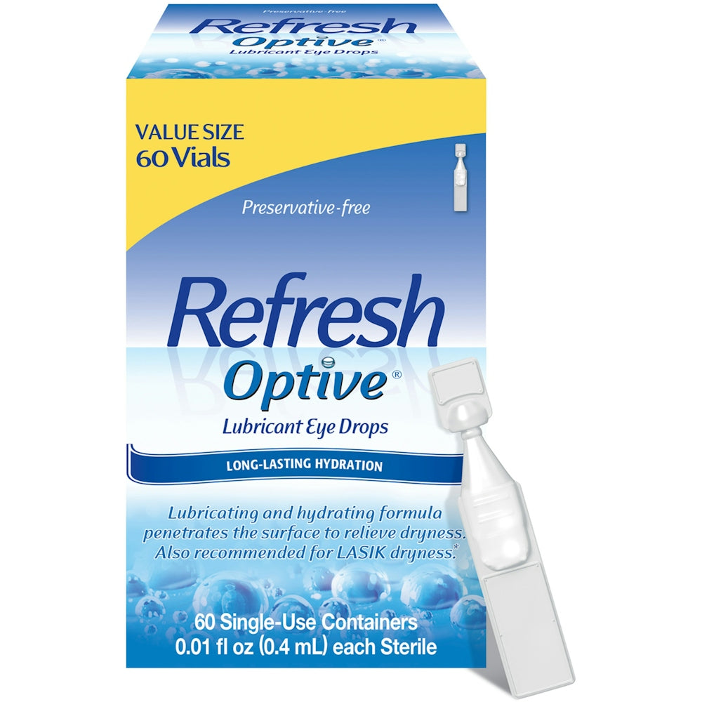 Refresh Optive Lubricant Eye Drops Single-Use Vials by Pasteur Pharmacy