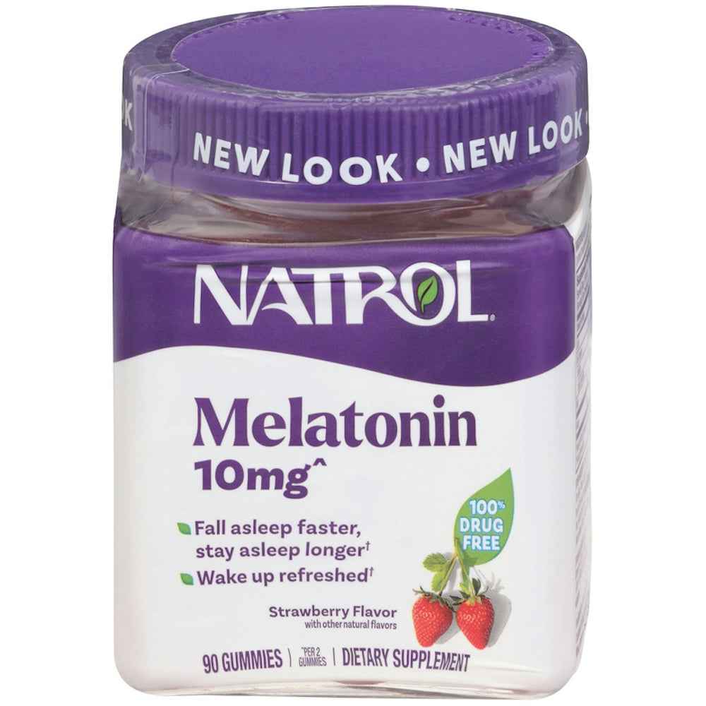 Natrol Melatonin, Sleep, 10 Mg, Gummies, Strawberry