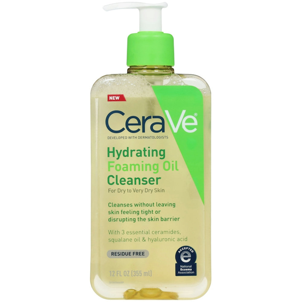 CeraVe Cleanser, Hydrating, Foaming, Oil 12 Fl Oz by Pasteur Pharmacy