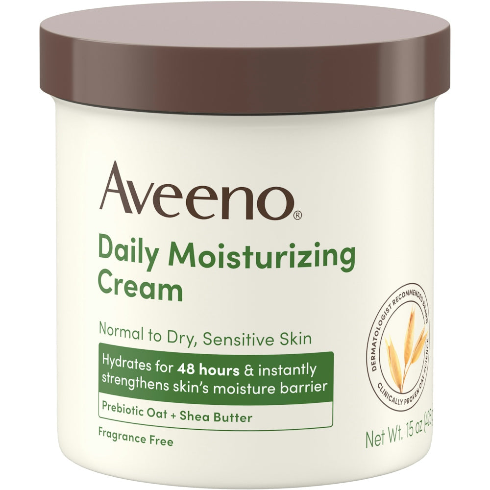 Aveeno Daily Moisturizing Cream - Fragrance Free - 15oz by Pasteur Pharmacy