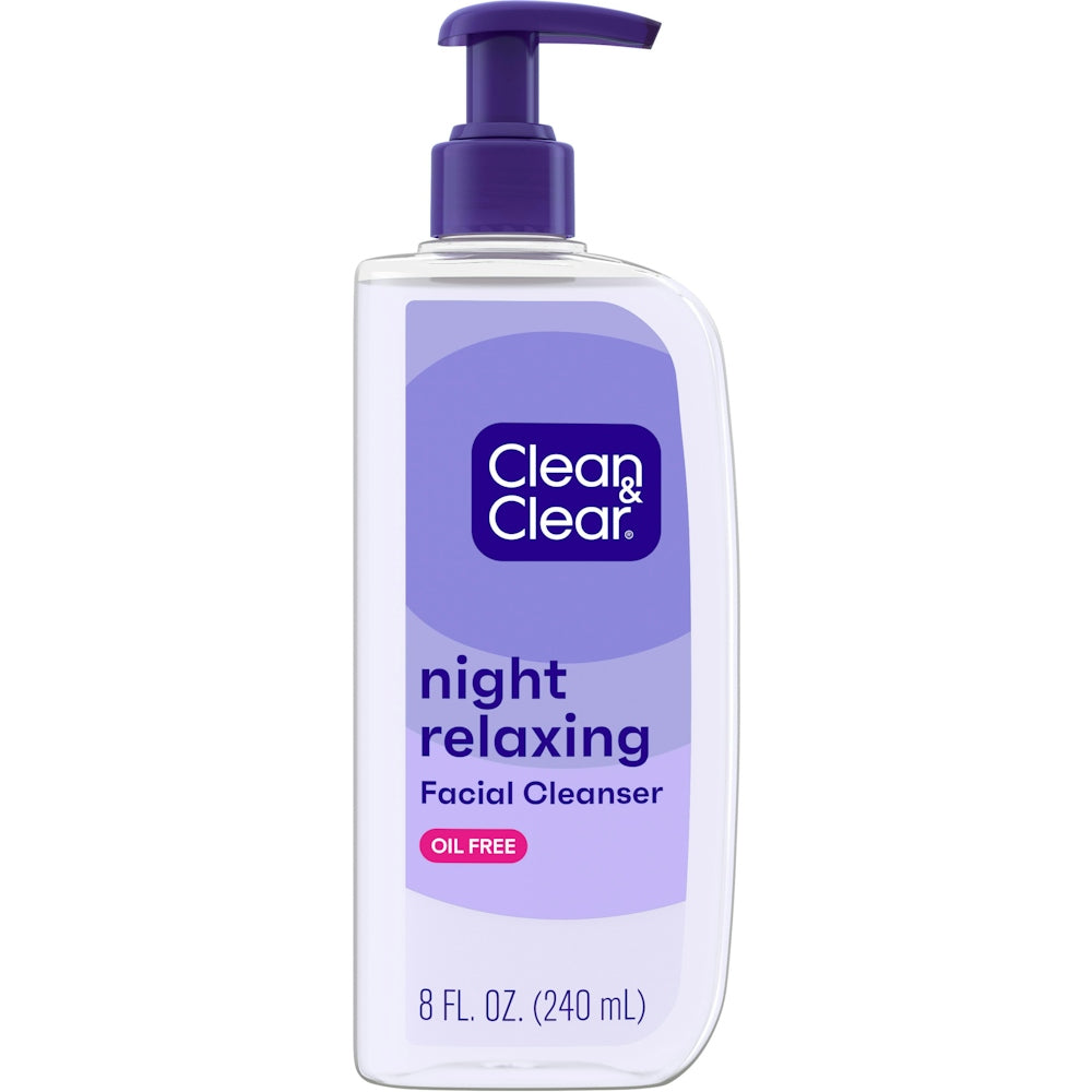 Clean &amp; Clear Night Relaxing Deep Cleaning Face Wash Oil Free 8 Fl Oz by Pasteur Pharmacy
