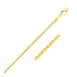 2.1mm 14k Yellow Gold Round Wheat Chain by Bids.com