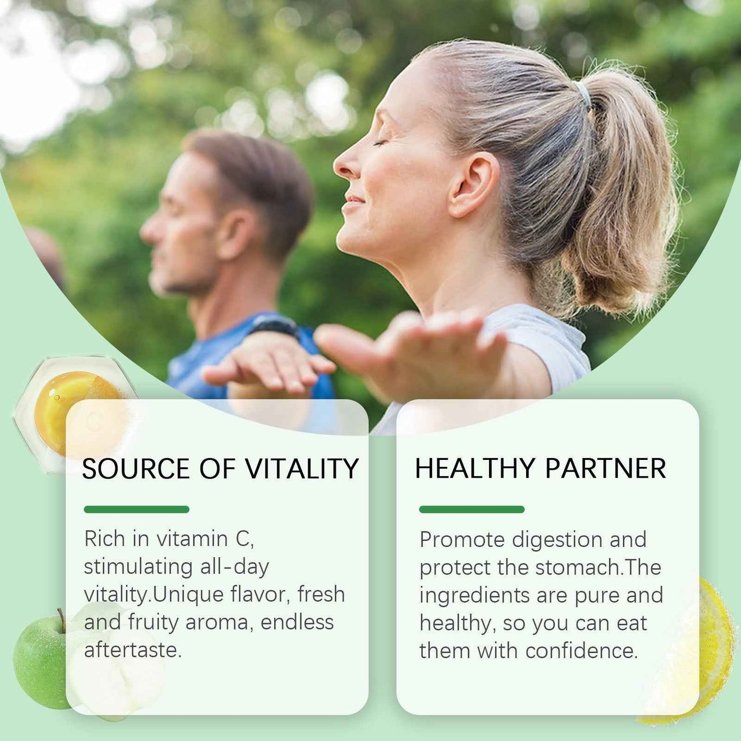 Dietary Supplement Gummy, Body Supplement Green Gummy Body Care