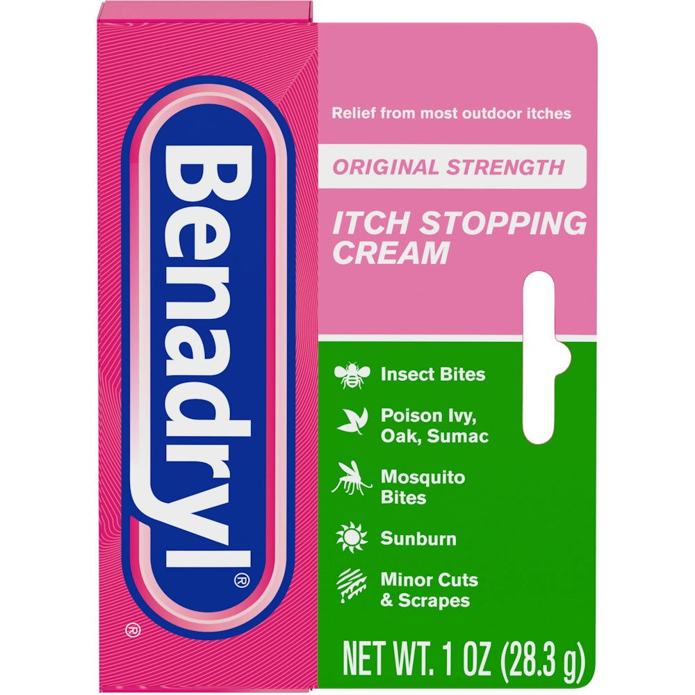 Benadryl Original Strength For Ages 2+ Itch Stopping Cream 1 Oz by Pasteur Pharmacy