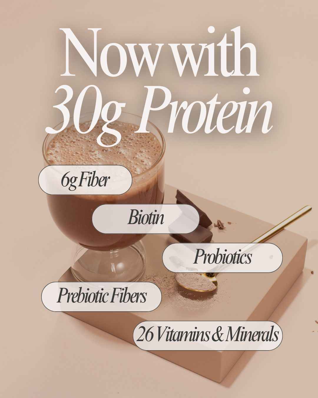 30G Protein Chocolate Biocare Dietary Beverage (14-Servings)