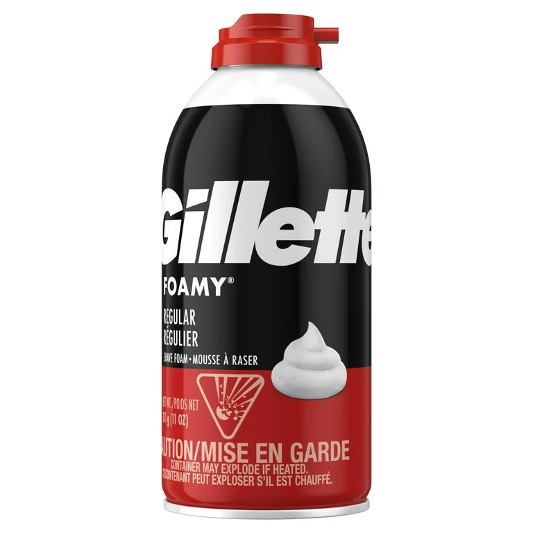 Gillette Foamy Mens Regular Shave Foam 11 oz by Pasteur Pharmacy