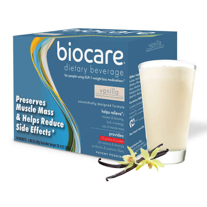 30G Protein Vanilla Biocare Dietary Beverage (14-Count)