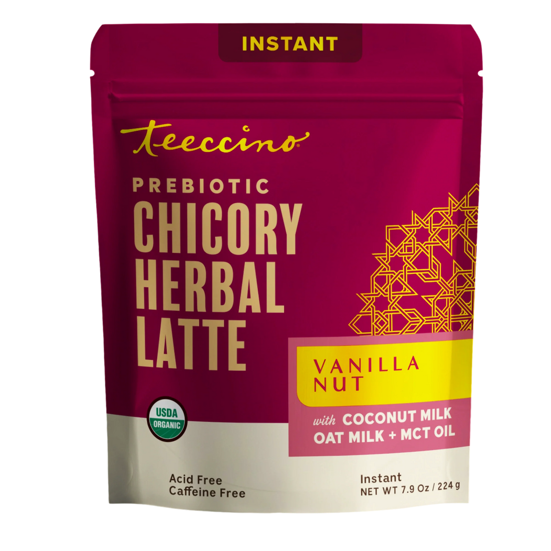 Instant Vanilla Nut Herbal Latte  DestGlow