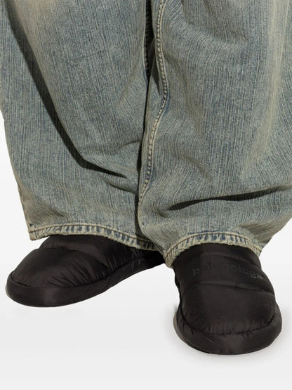 Balenciaga Men Polyamide And Fleece Alaska Slipper by Luosophy