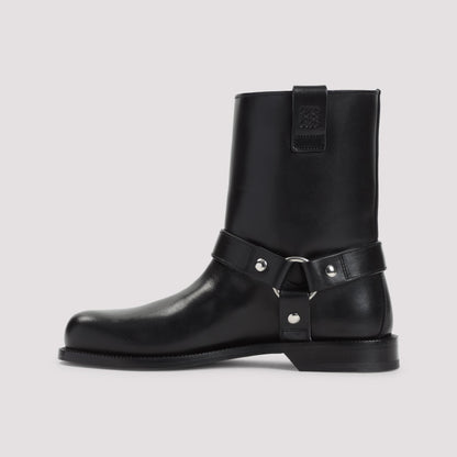Loewe Campo Biker Shearling Boots Women by Luosophy