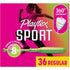 Playtex Sport Tampons, Regular Absorbency, Unscented - 36 Count