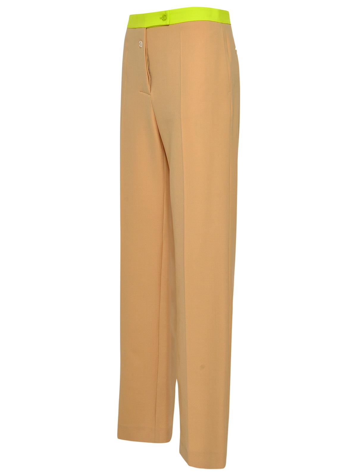 Off-White Beige Wool Blend Active Pants Women by Luosophy