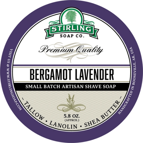 Stirling Soap Co. Bergamot Lavender Shaving Collection by Pasteur Pharmacy