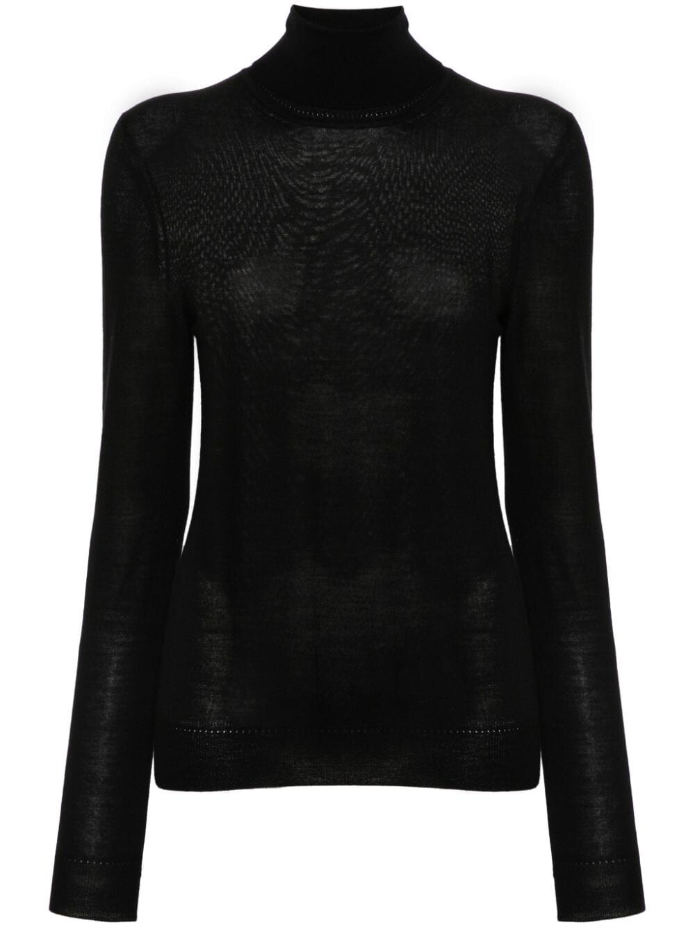 Saint Laurent Women Cassandre Wool Turtleneck Sweater by Luosophy