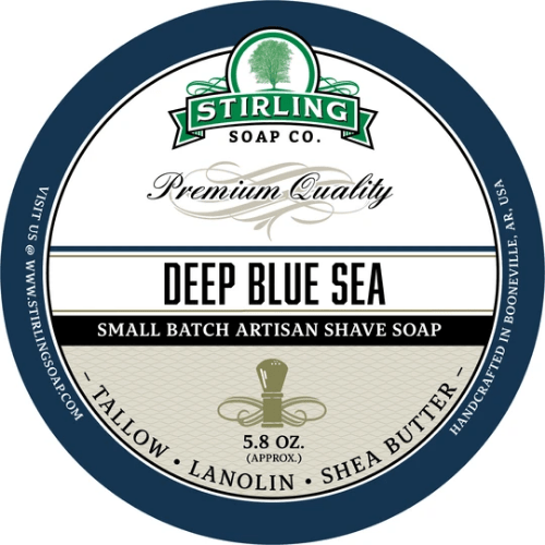 Stirling Soap Co. Deep Blue Sea Shaving Collection by Pasteur Pharmacy