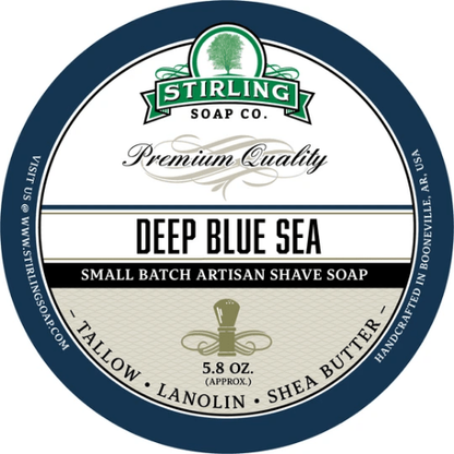 Stirling Soap Co. Deep Blue Sea Shaving Collection by Pasteur Pharmacy
