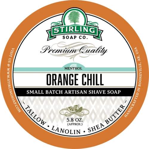 Stirling Soap Co. Orange Chill Shaving Collection by Pasteur Pharmacy