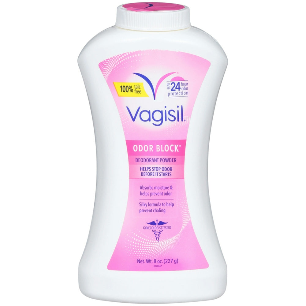 Vagisil Odor Block Daily Intimate Deodorant Powder, Talc-Free, 7 oz by Pasteur Pharmacy