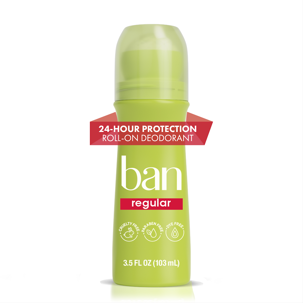 Ban Invisible Roll On Regular Antiperspirant Deodorant 3.5 Fl Oz by Pasteur Pharmacy
