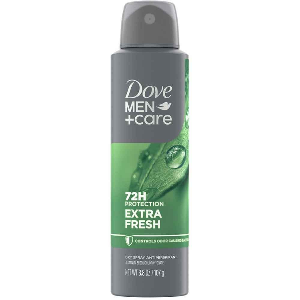 Dove Men+Care Antiperspirant Deodorant Dry Spray For Men Extra Fresh, 3.8 Ounce
