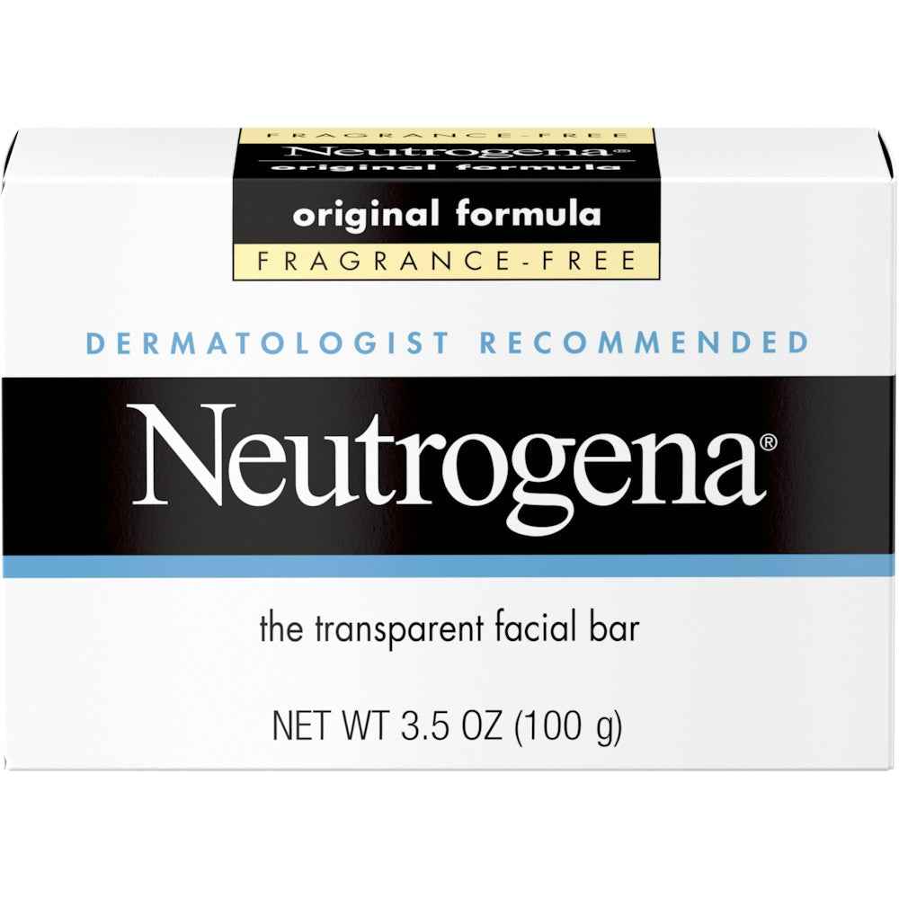 Neutrogena Original Gentle Facial Cleansing Bar Fragrance-Free, Fragrance Free