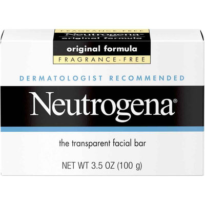 Neutrogena Original Gentle Facial Cleansing Bar Fragrance-Free, Fragrance Free