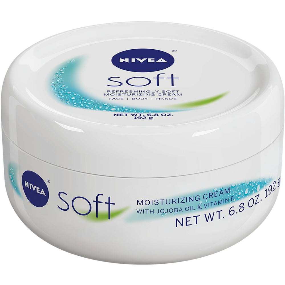 Nivea Soft Refreshingly Soft Moisturizing Cream 6.8 Oz Jar by Pasteur Pharmacy