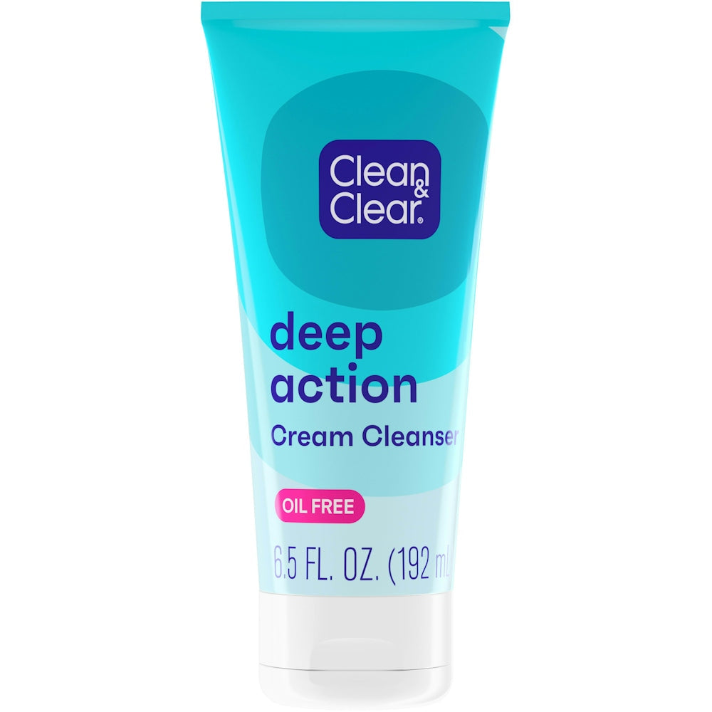 Clean &amp; Clear Oil-Free Deep Action Cream Facial Cleanser 6.5oz by Pasteur Pharmacy