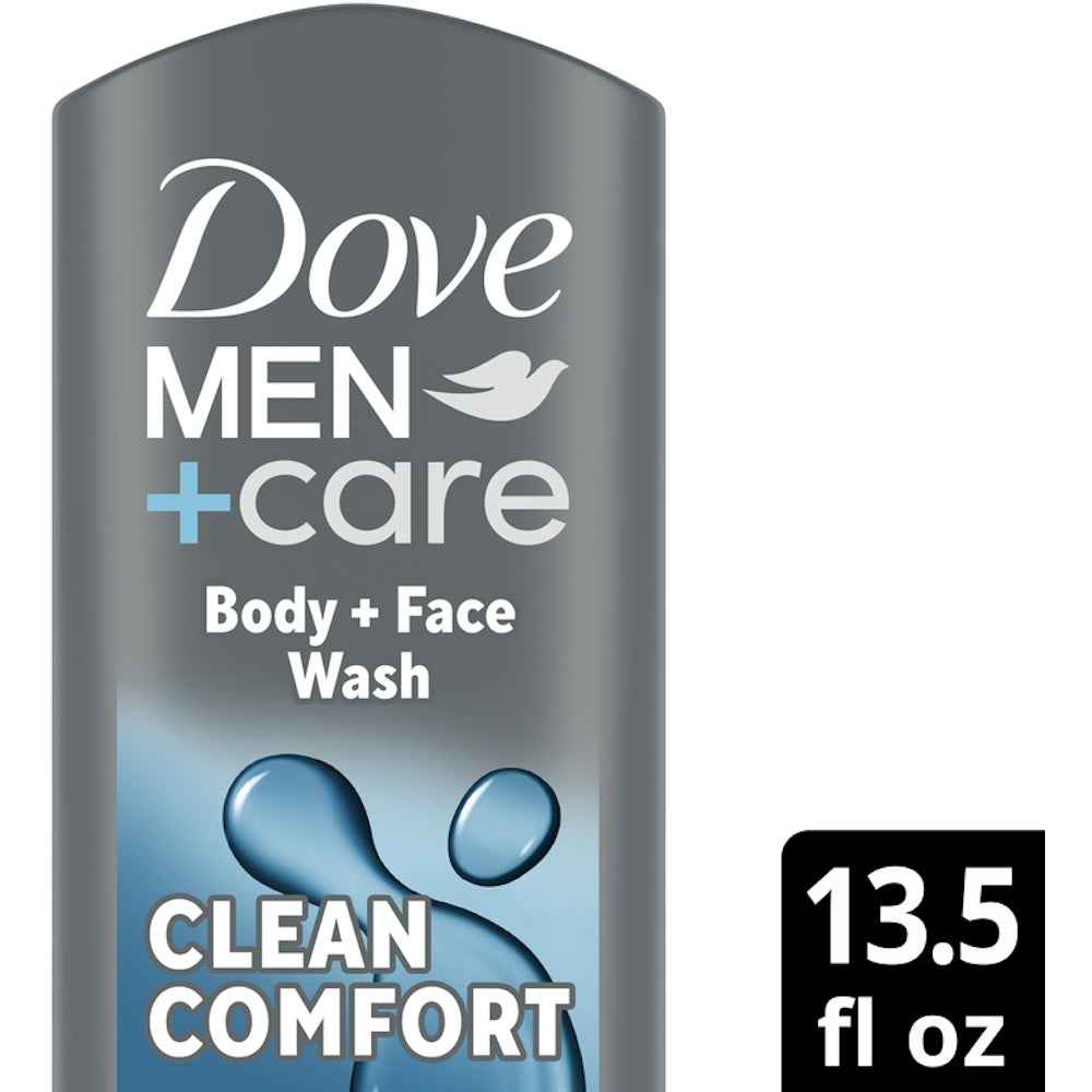Dove Men+Care Hydrating Clean Comfort Body + Face Wash 13.5 Fl Oz
