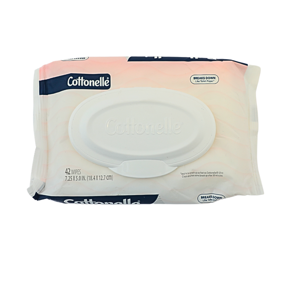 Cottonelle Fragrance Free Flushable Wet Wipes 1 Flip-Top Pack by Pasteur Pharmacy