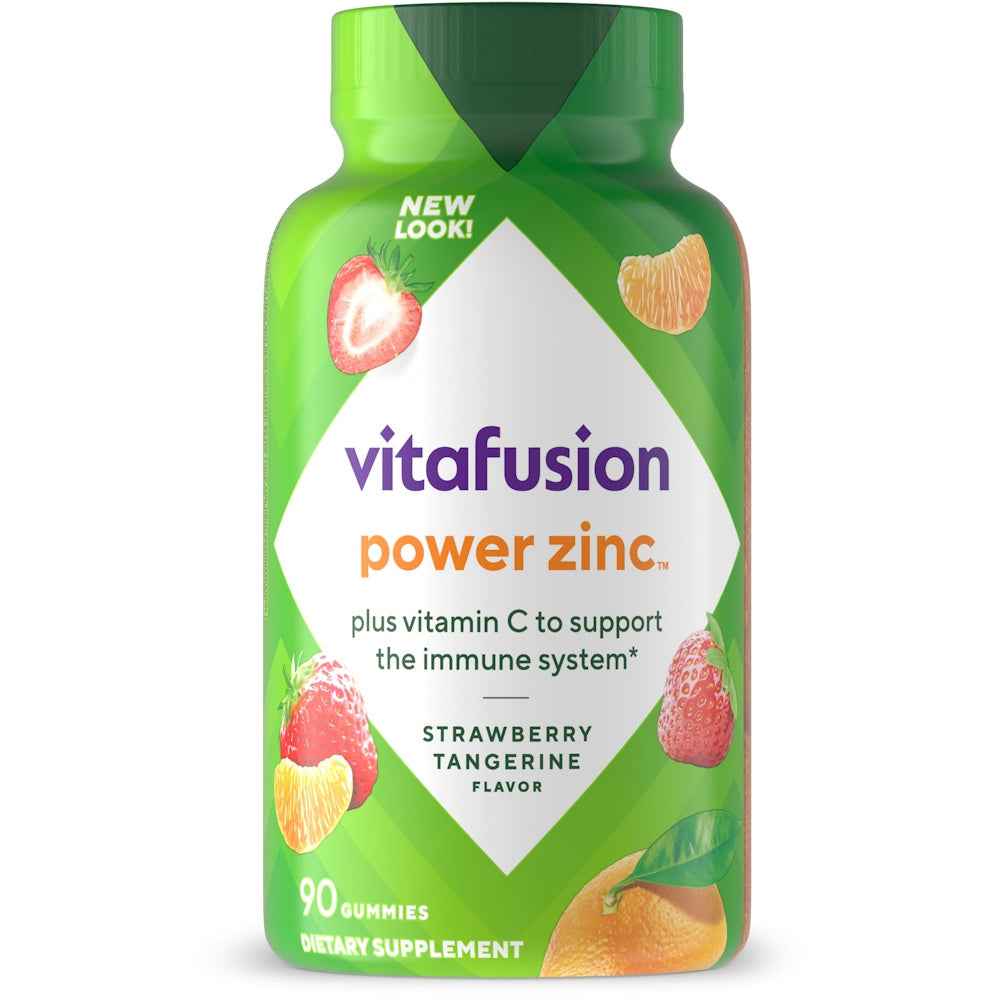 Vitafusion™ Power Zinc™ Gummy Vitamins – Strawberry Tangerine Flavor