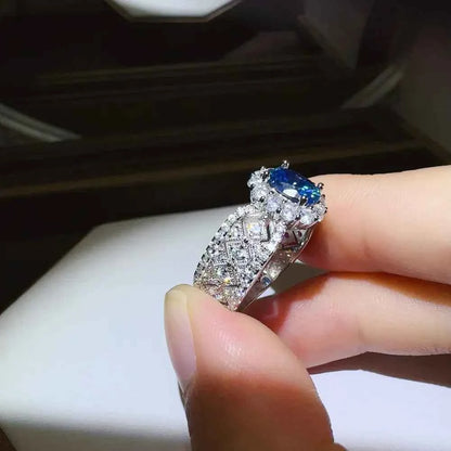 1 Carat Sparkala™ Zircon 925 Sterling Silver Ring