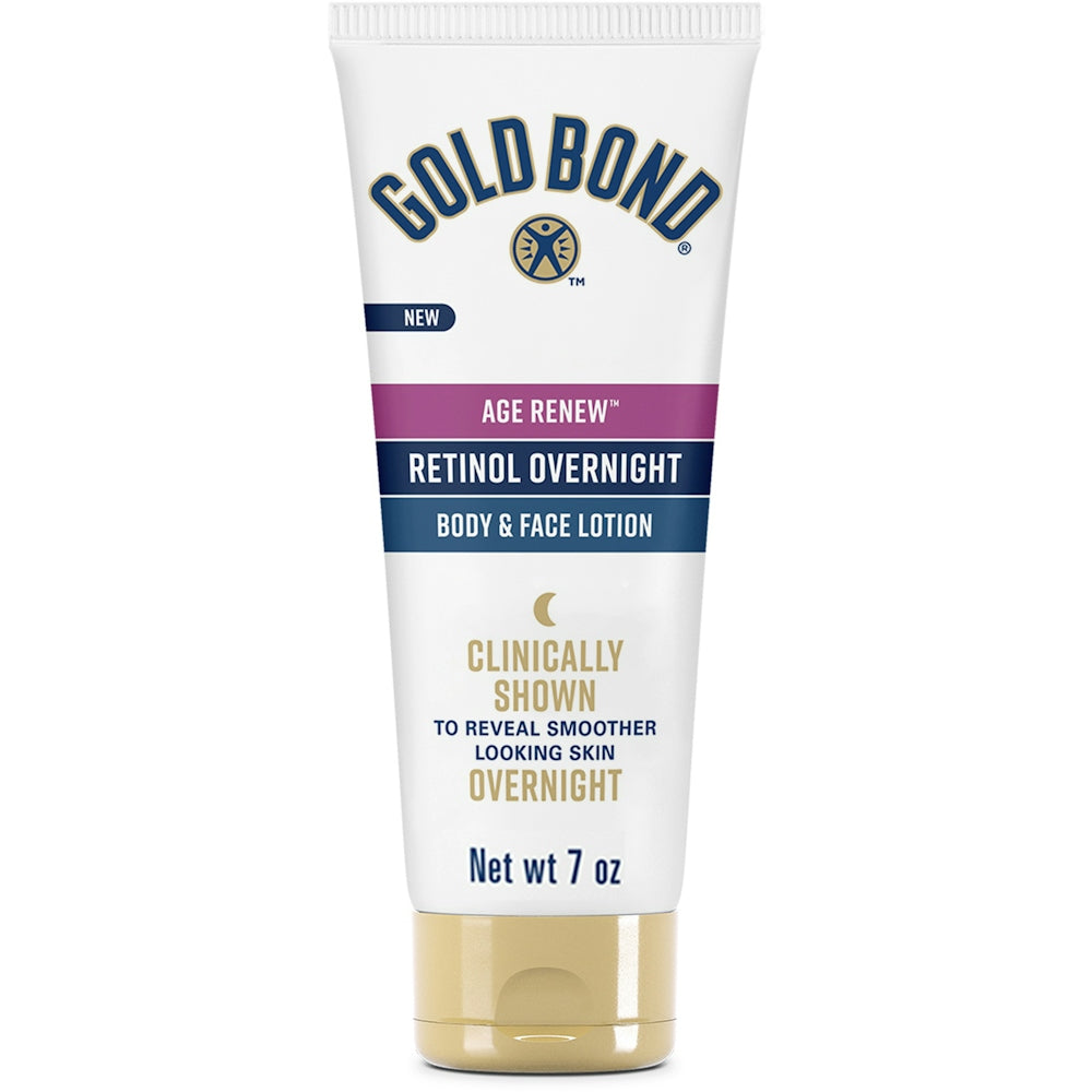 Gold Bond Age Renew Retinol Overnight Body &amp; Face Lotion - 7 Oz by Pasteur Pharmacy