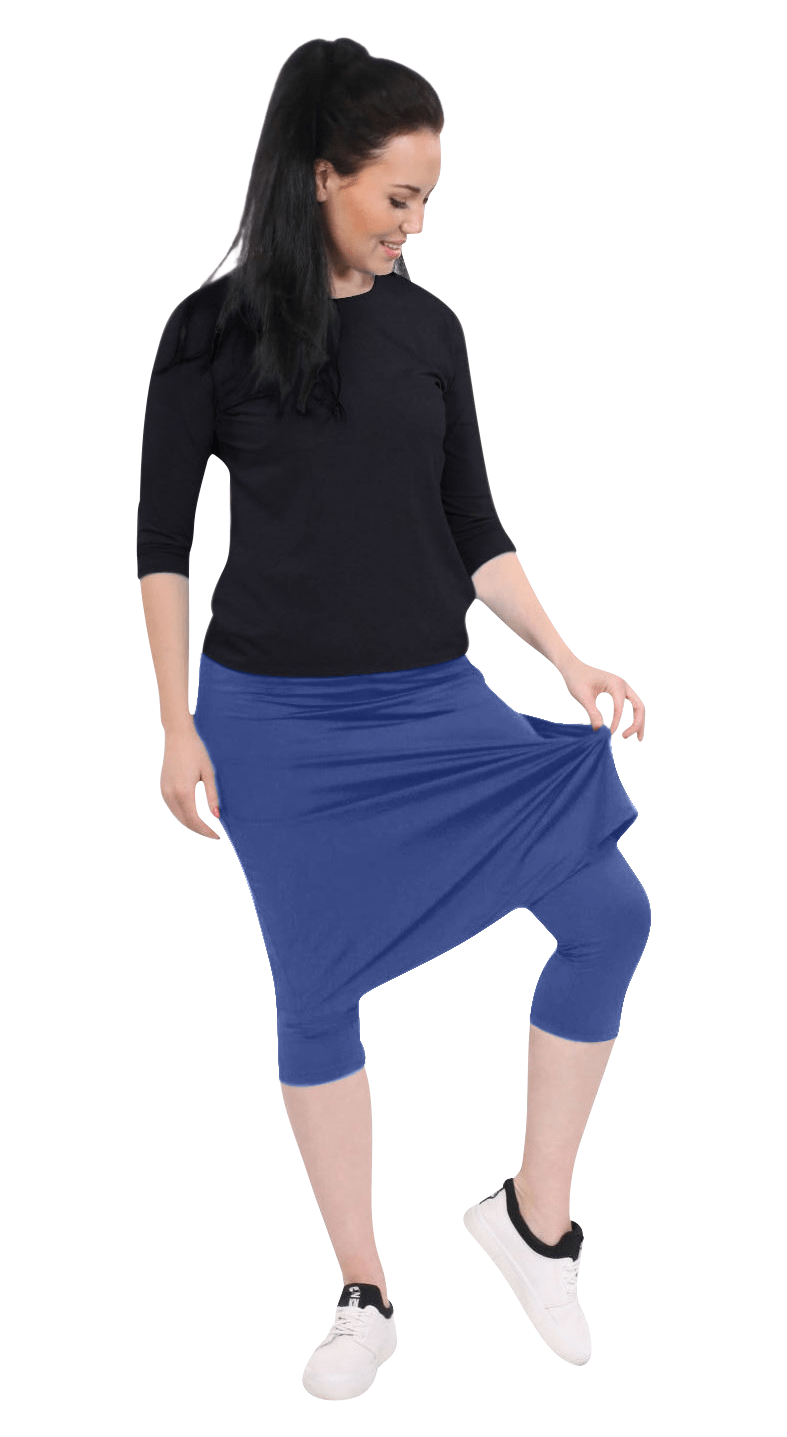 Swim and Sport Skirt with Attached Leggings - Mid-Weight Fabric by Kosher Casual USA