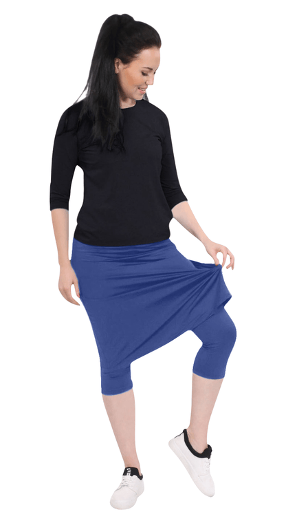 Swim and Sport Skirt with Attached Leggings - Mid-Weight Fabric by Kosher Casual USA
